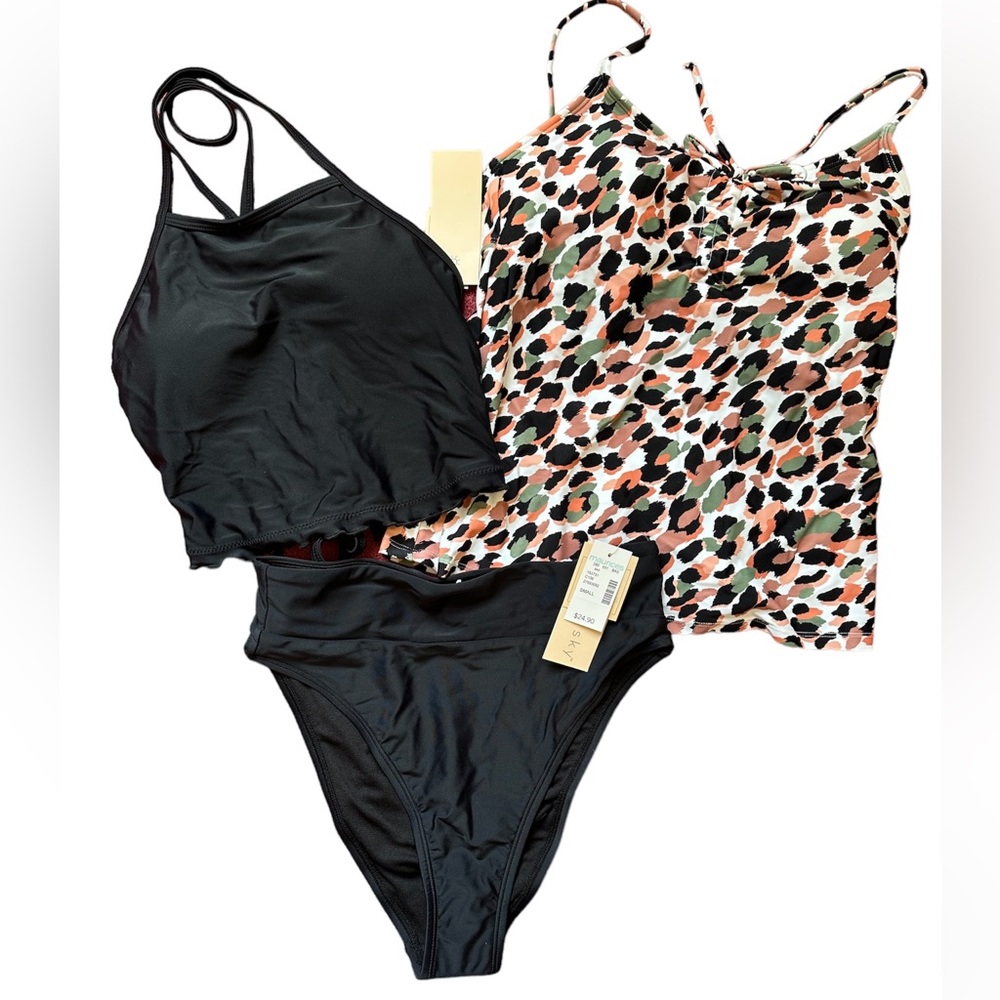 Indigo Sky by Maurice's 3 piece Tankini Swimsuit Bundle